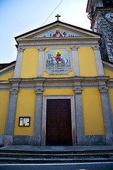 Image showing  church  in  the mornago  old   closed  
