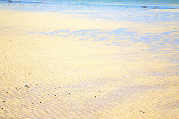 Image showing sand in the beach abstract thailand kho low tide  sea