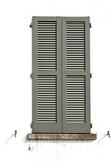 Image showing shutter europe  italy  lombardy      in  the milano old   window