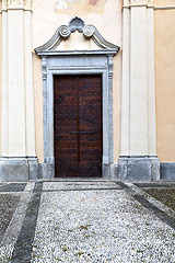 Image showing  italy  lombardy     in  the somma tower step    wall 