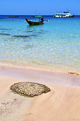 Image showing asia in the  kho tao bay isle white   south china sea 