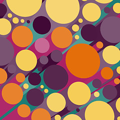 Image showing Abstract 3d background with colorful cylinders. Can be used for 