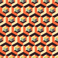 Image showing Honeycomb background. 