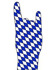 Image showing Bavarian finger signal