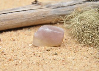 Image showing Fluorite on beach