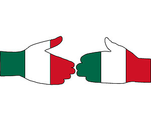 Image showing Mexican handshake