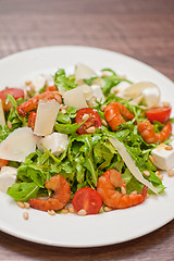 Image showing shrimp vegetable salad