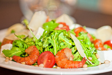 Image showing shrimp vegetable salad