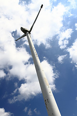 Image showing wind charger and blue sky