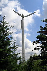 Image showing wind charger and blue sky