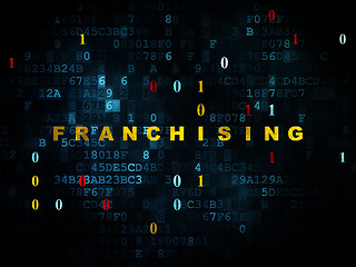 Image showing Finance concept: Franchising on Digital background