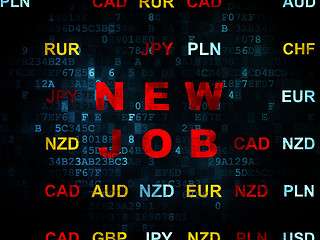 Image showing Business concept: New Job on Digital background