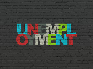 Image showing Finance concept: Unemployment on wall background