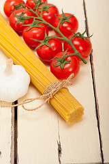 Image showing Italian basic pasta ingredients