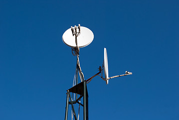 Image showing satellite antenna