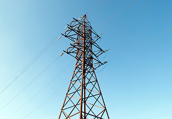 Image showing pole for electricity