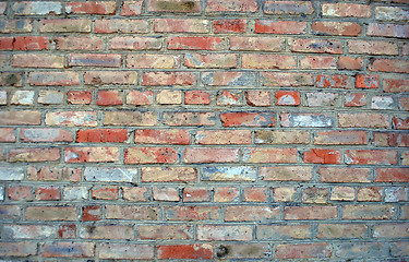 Image showing brick fence