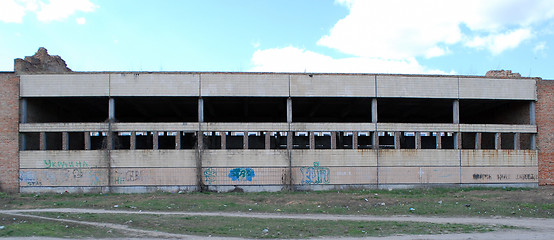 Image showing building in ruins