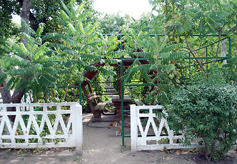 Image showing bench and table for recreation