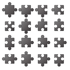 Image showing Jigsaw Icons