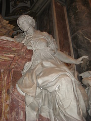 Image showing Statue in St. Peter`s