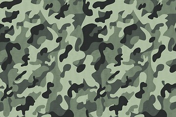 Image showing Camouflage Fabric Textures, Texture 9