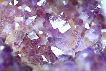 Image showing amethyst gemstone mineral background