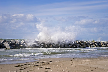 Image showing Stormy Baltic Sea