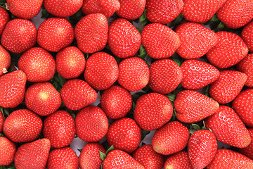 Image showing strawberries background