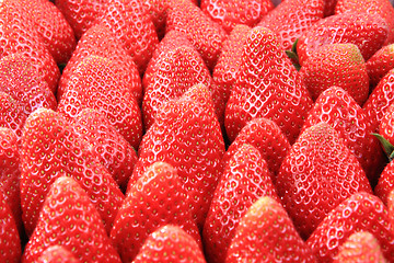 Image showing strawberries background