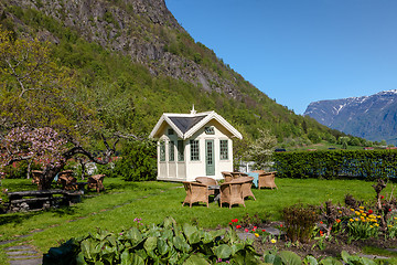 Image showing scenic landscapes of the Norwegian fjords.