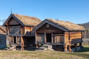 Image showing Small building in Norway mountain.