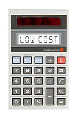 Image showing Old calculator - low cost