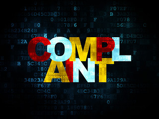 Image showing Law concept: Complaint on Digital background