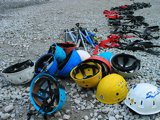 Image showing equipment for mountaineering