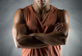 Image showing young male bodybuilder