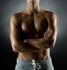 Image showing young male bodybuilder