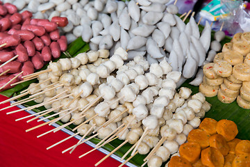 Image showing different snacks at street market