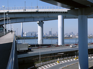 Image showing futuristic highway support