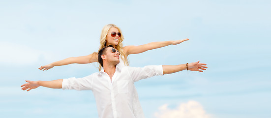 Image showing couple at seaside