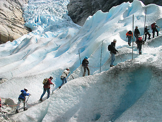 Image showing Storm of a glacier