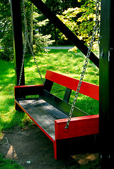 Image showing Bench swing