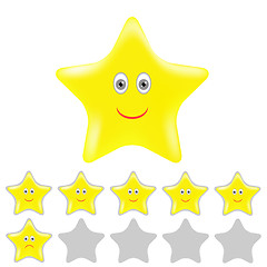 Image showing Gold Stars