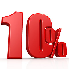 Image showing Ten percent 