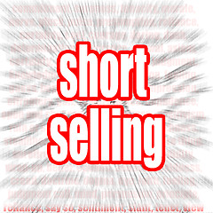 Image showing Short selling word