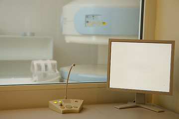 Image showing MRI machine and screens