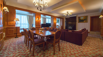 Image showing Classic living room interior