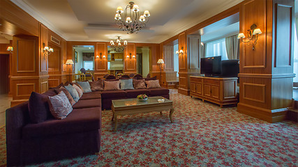 Image showing Classic living room interior