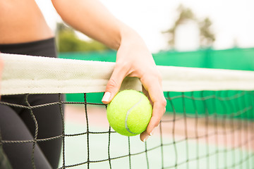 Image showing tennis background