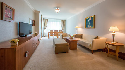 Image showing Classic living room interior